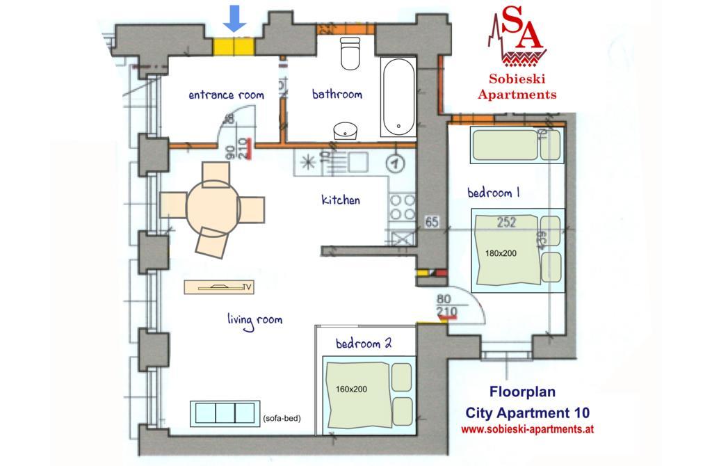 Sobieski Center Apartments فيينا المظهر الخارجي الصورة
